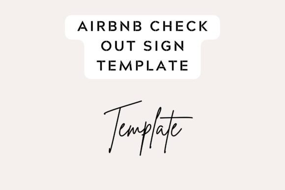 Airbnb Superhost Check out Template