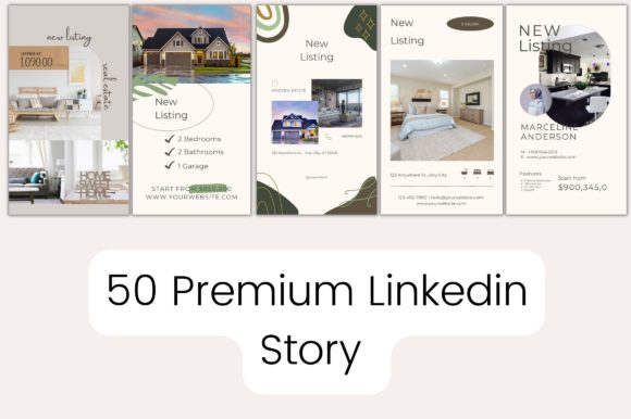 Linkedin Story Templates for Realtors