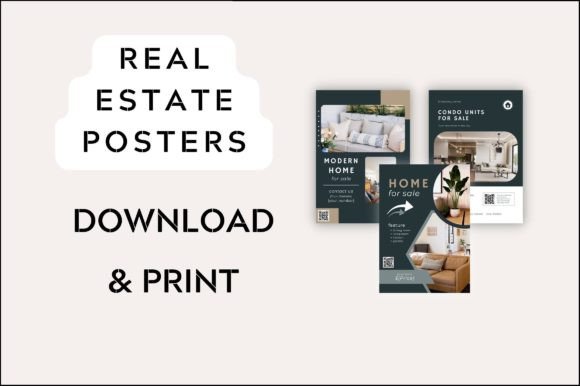 Premium Real Estate Poster with QR Codes: A Modern Marketing Tool for Agents and Homeowners