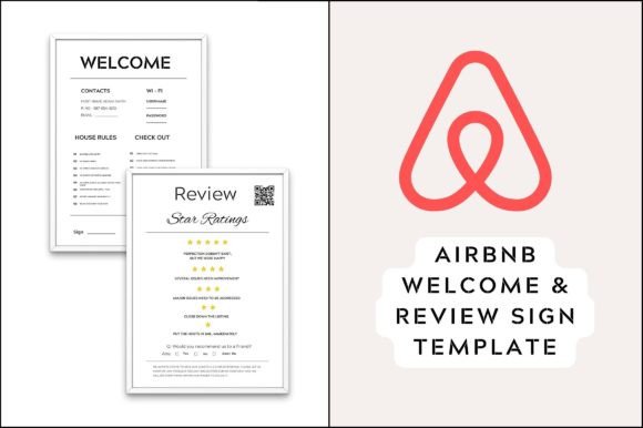 Printable Airbnb Welcome Review Sign: A Strategic Tool for Superhosts