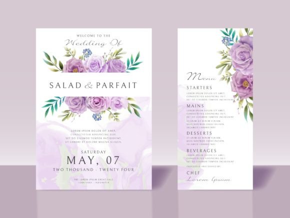 Purple Flower Wedding Invitations: A Stylish and Versatile Choice for Your Special Day