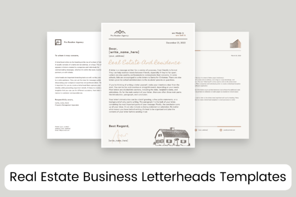 Real Estate Business Letterhead Template: A Modern Tool for Professional Communication