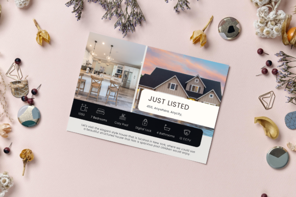 Real Estate Business Postcard Template